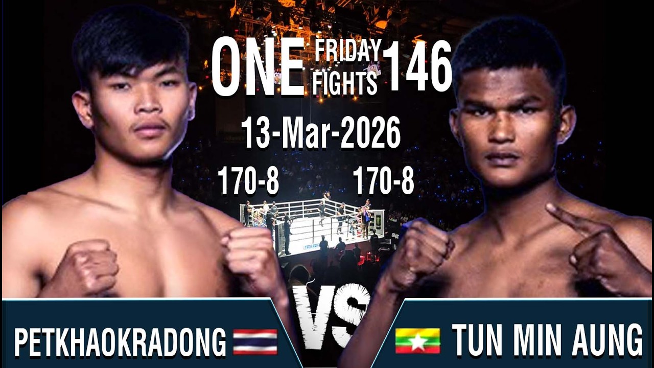 ထွန်းမင်းအောင်TUM MIN AUNG vs PETKHAOKRADONG ONE fight146 myay thai Myanmar Lethwei