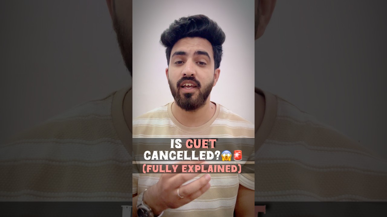 Is CUET Exam Cancelled? 😱 #cuet #shorts