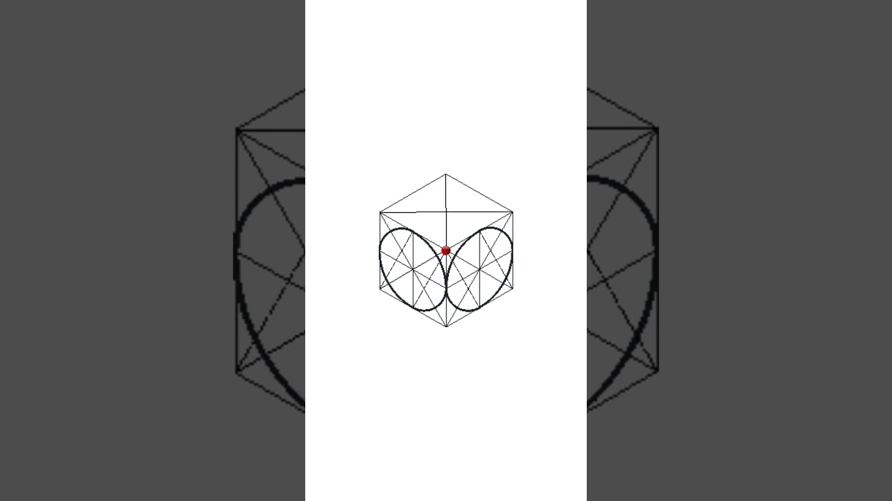 ELIPSES EN PERSPECTIVA ISOM&Eacute;TRICA #shorts  #dibujotecnico  #tutorial