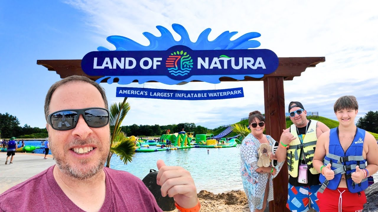 This Water Park Breaks Every Rule 💦 Land Of Natura (Wis. Dells)