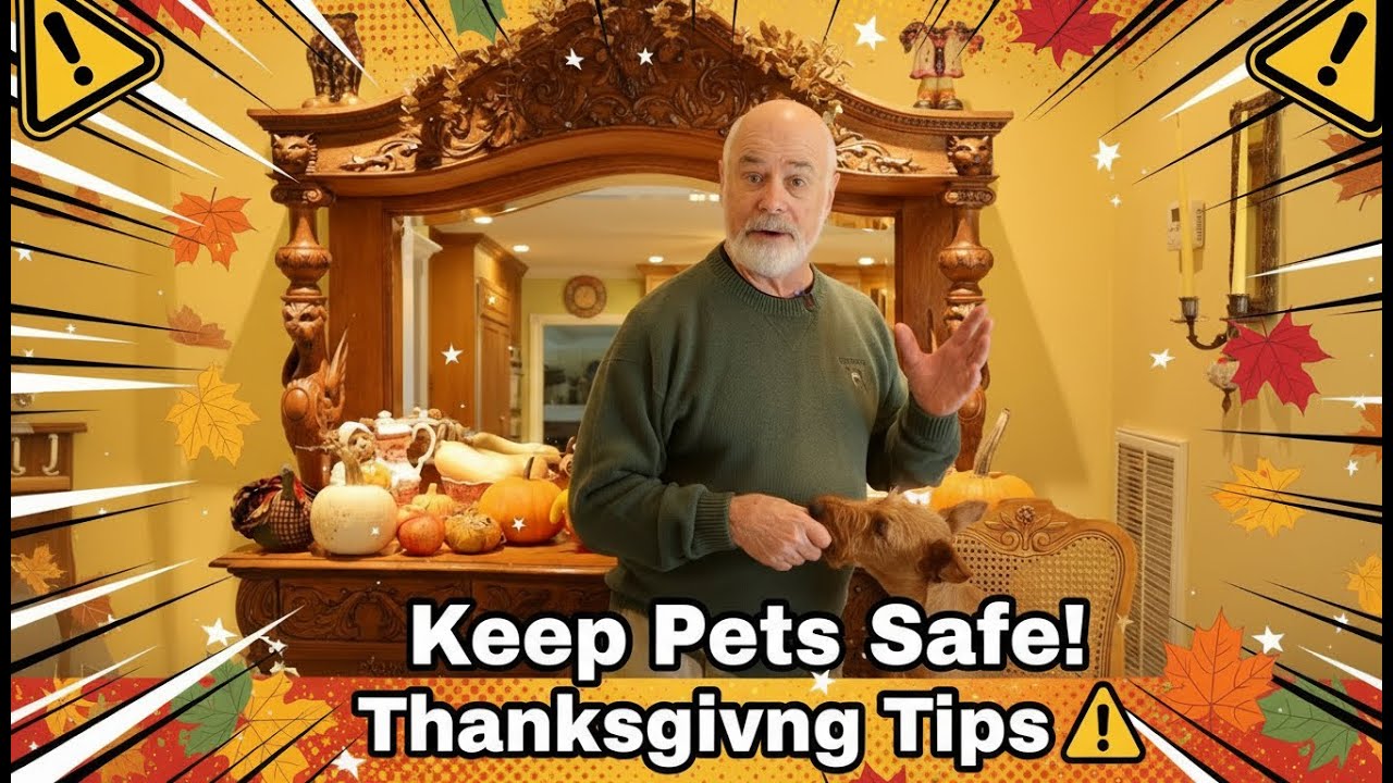🦃 🐾 Thanksgiving Pet Safety: Vet Tips to Protect Dogs and Cats During the Holidays