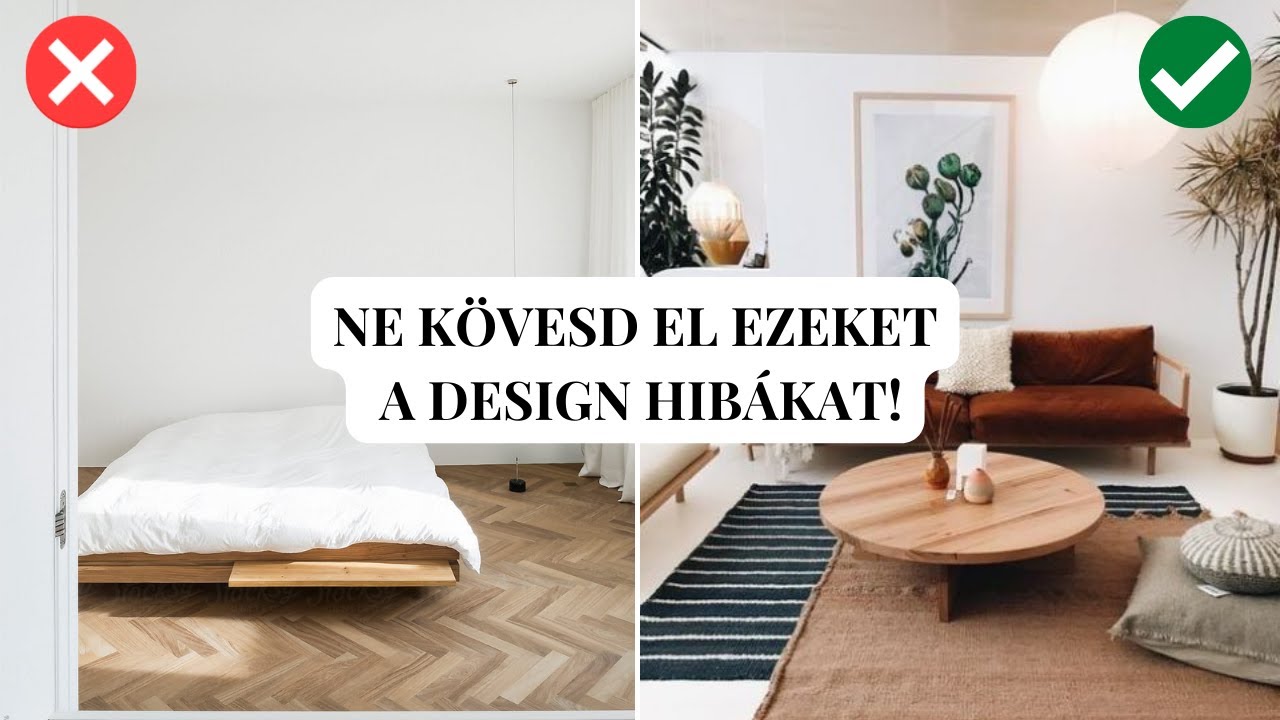 10 gyakori lakberendezési hiba | Hogyan javítsuk ki?