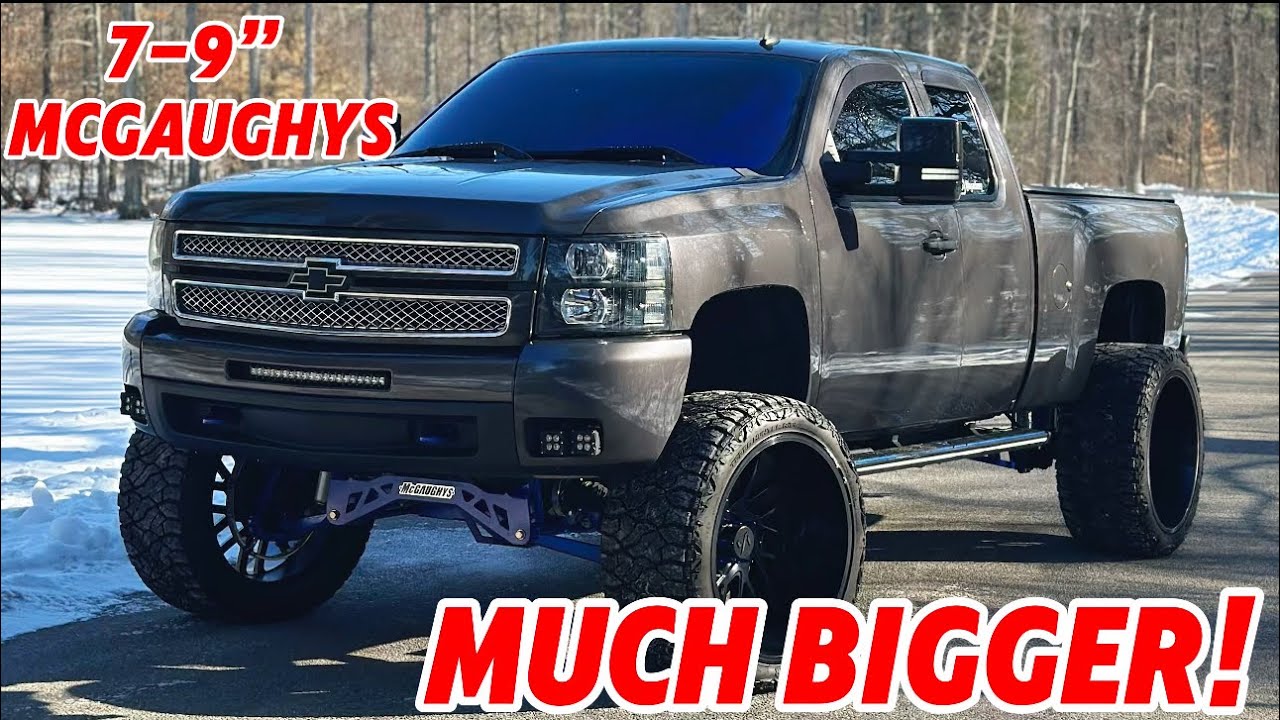 I put a McGaughys lift on my 2011 Silverado!