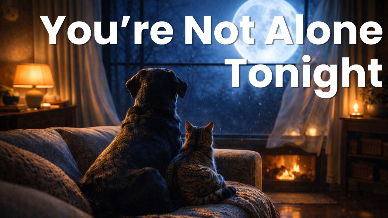 Cozy Living Room Night 🌙 Calm Piano for Deep Rest (8 Hours) | No Talking