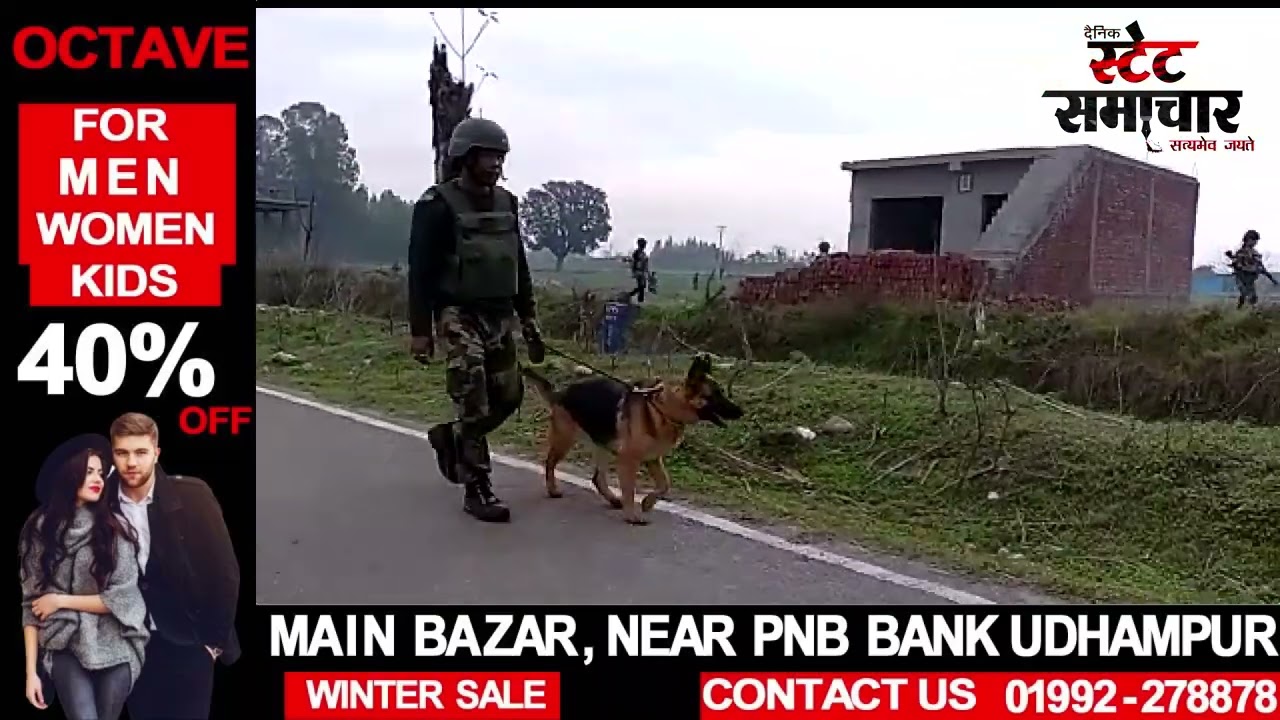 Pakistan's drone was sighted in Arnia sector around 4:30 am, search operation continues IN AREA
