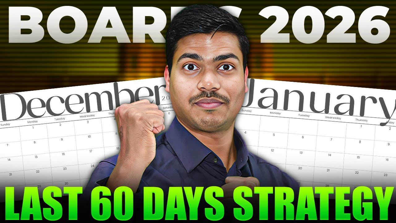 This Video will Change your Board 2026 Result | Last 60 Days Strategy for class 12 Commerce students