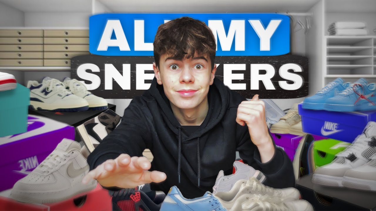 All my Sneakers ! Je vous montre mes paires préférées et mes vêtements !👟