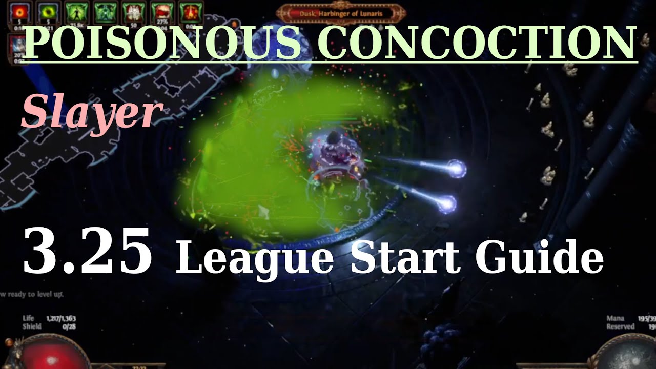 Руководство по началу лиги «Ядовитый отвар» для истребителей [Path of Exile 3.25]