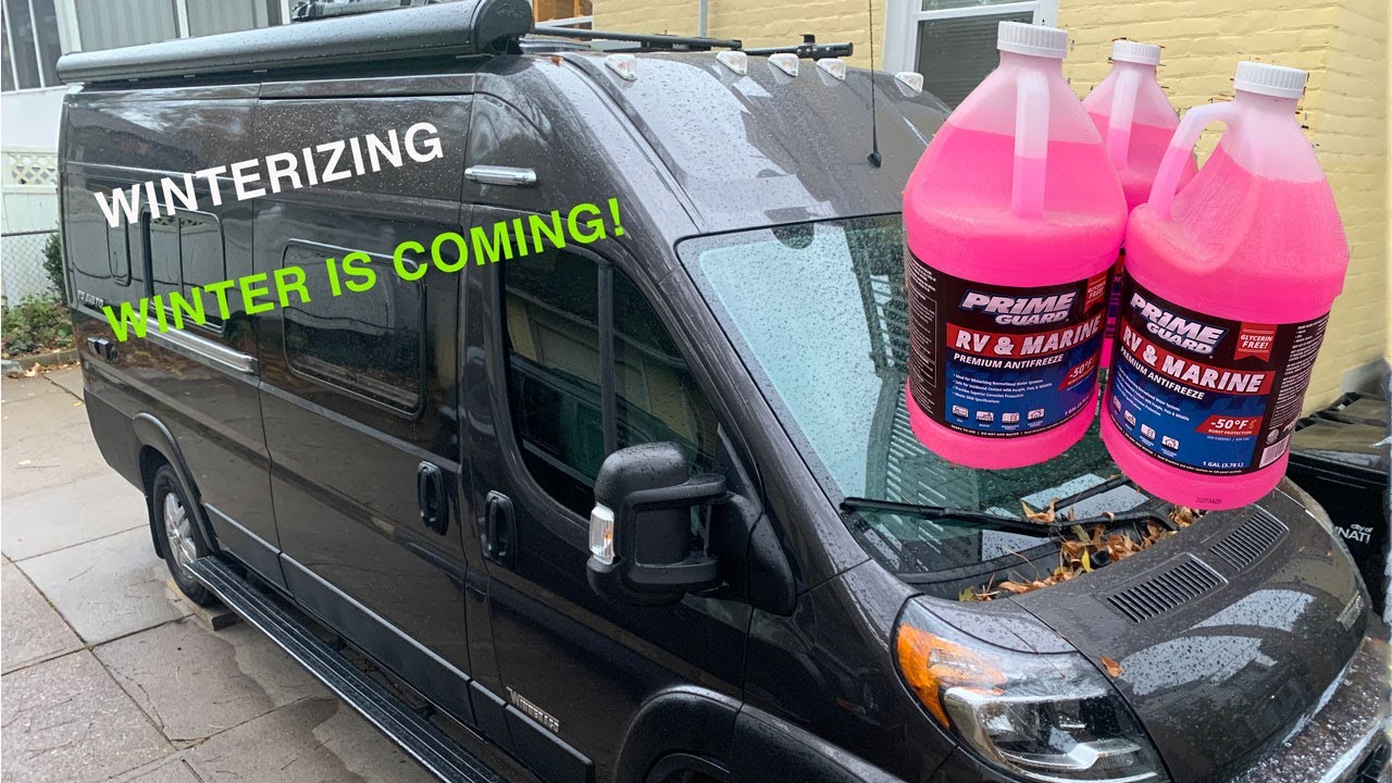 How To Winterize a 2022 Winnebago Travato 59K