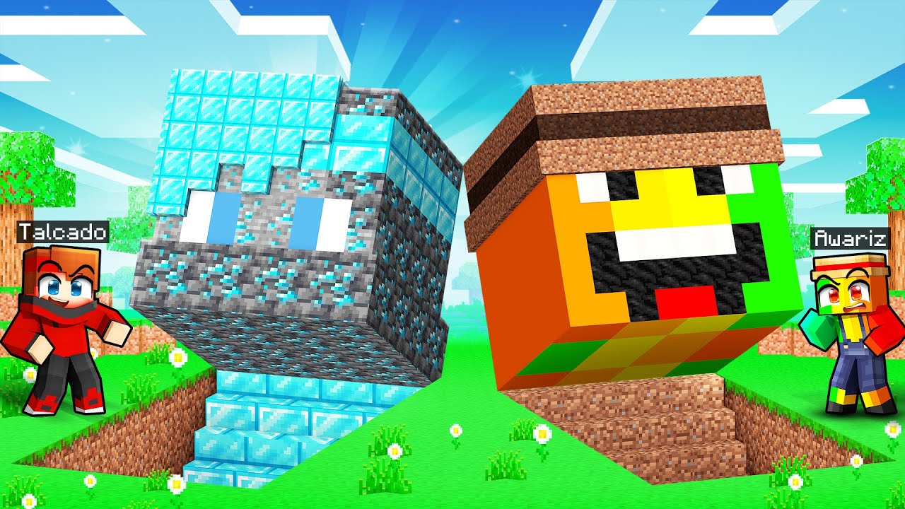 COMBAT de BASE Secr&egrave;te dans nos t&ecirc;tes sur Minecraft !