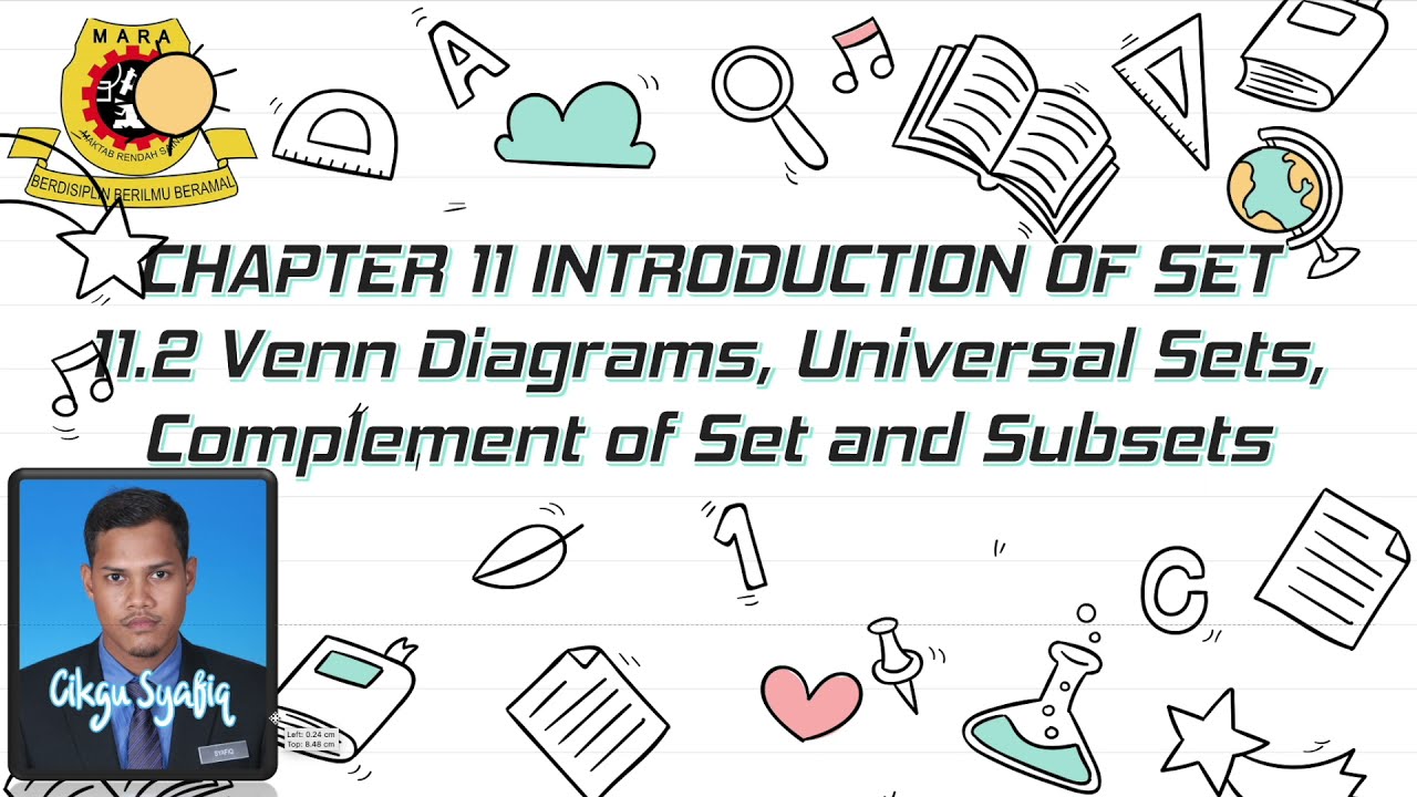 PDPR Mathematics Form 1 KSSM Chapter 11 Introduction of Sets (11.2)