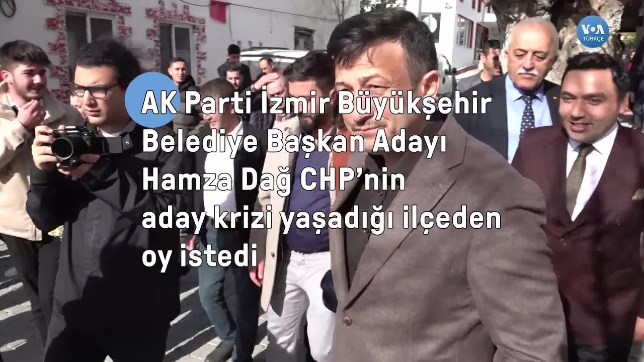 AK Partili Hamza Dağ CHP’nin aday krizi yaşadığı Karaburun’da oy istedi| VOA Türkçe