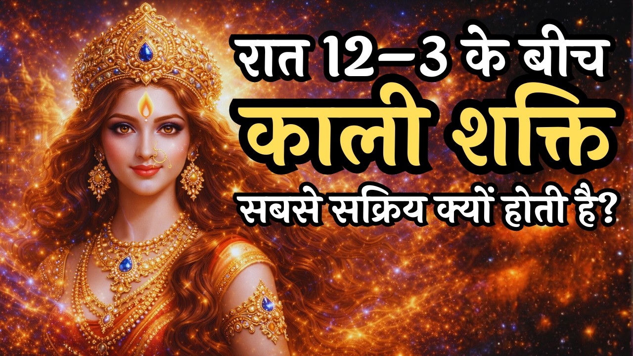 रात 12 से 3 के बीच काली शक्ति सबसे सक्रिय क्यों होती है?  निशीथ काल का रहस्य | Maa Kali | Aadishakti