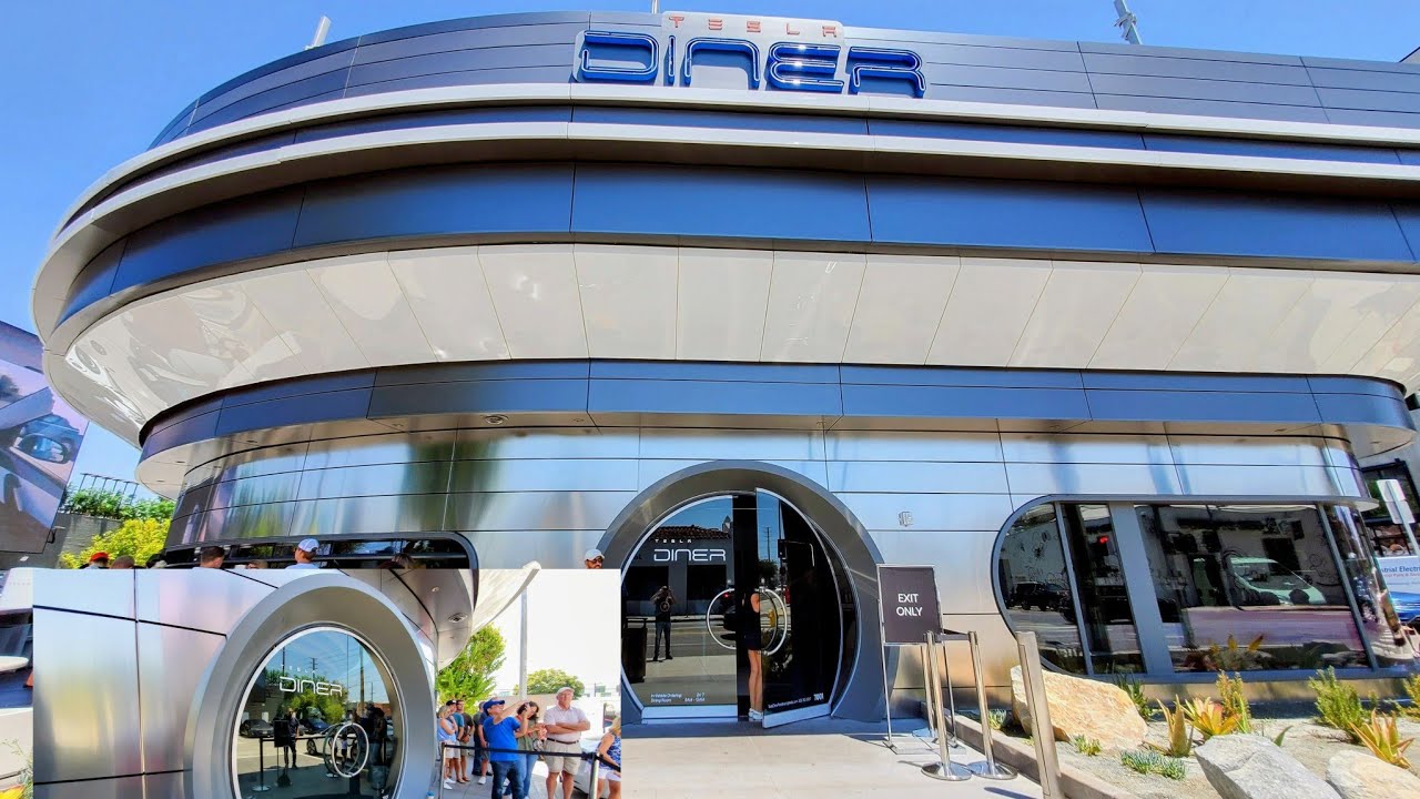 TESLA DINER and Super Charging Station ⚡️