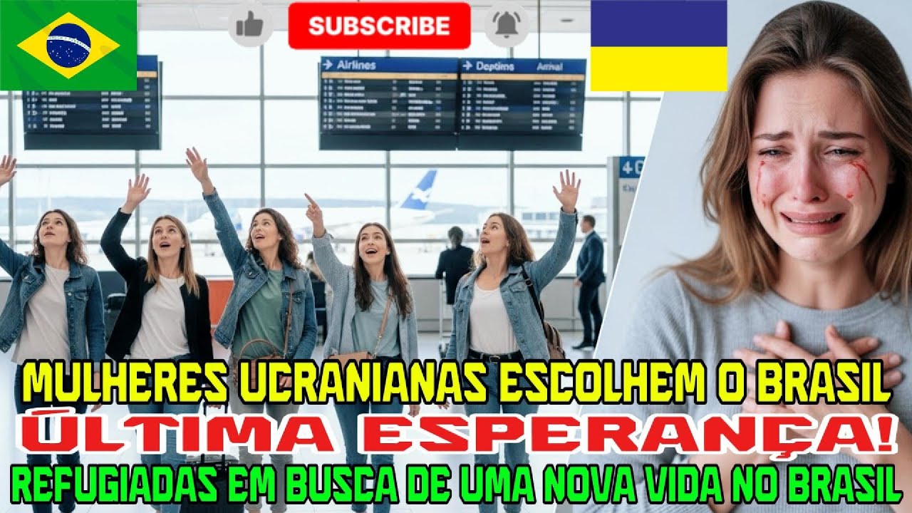 Ucranianas veem no Brasil sua última esperança de recomeçar
