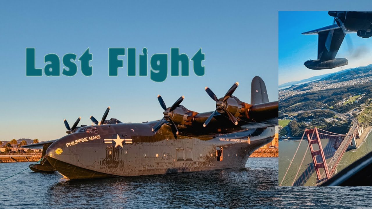 Philippine Mars giant seaplane last flight from Canada to Air Museum Tucson USA