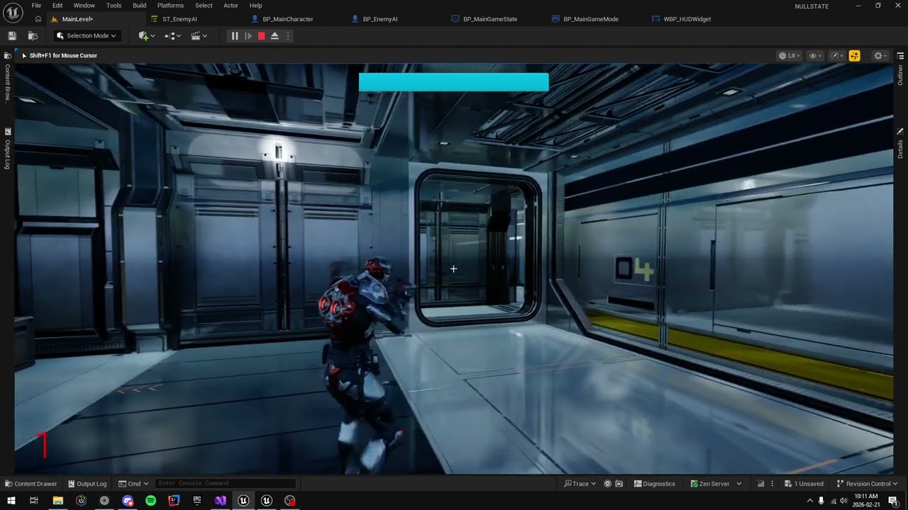 Unreal Engine 5 C++ Round Based Shooter Powered by State Tree AI