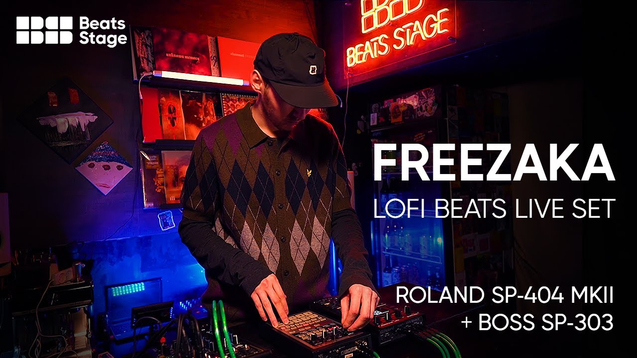 BEATS STAGE #5: FREEZAKA | SP-404 MKII + BOSS SP-303 LOFI BEATS LIVE SET