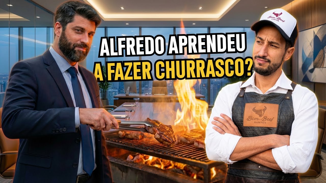 Alfredo Soares aprendeu a fazer churrasco? | Netão Bom Beef
