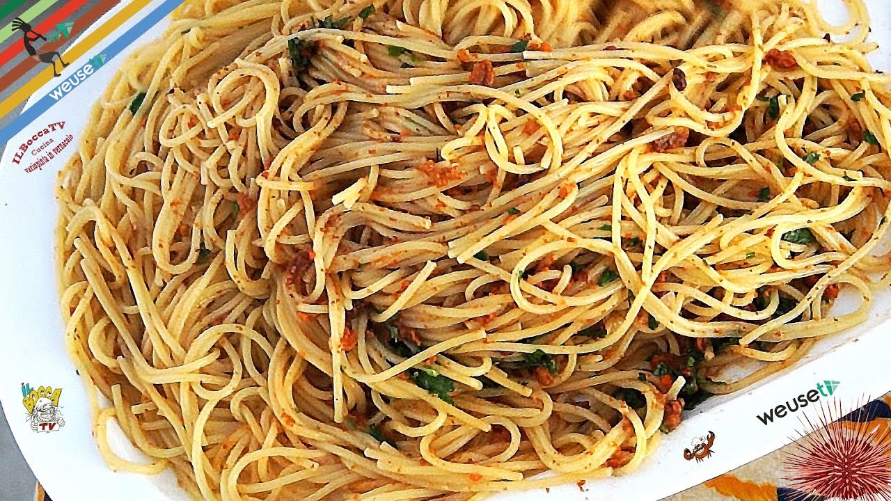 63 - Spaghetti ai ricci di mare...di sicuro da provare!!! (primo piatto squisito semplice e veloce)