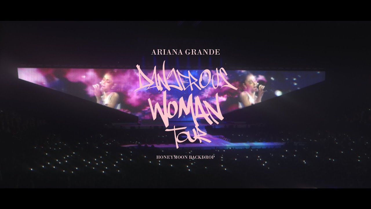 Ariana Grande - moonlight [Dangerous Woman Tour] Stage Visual