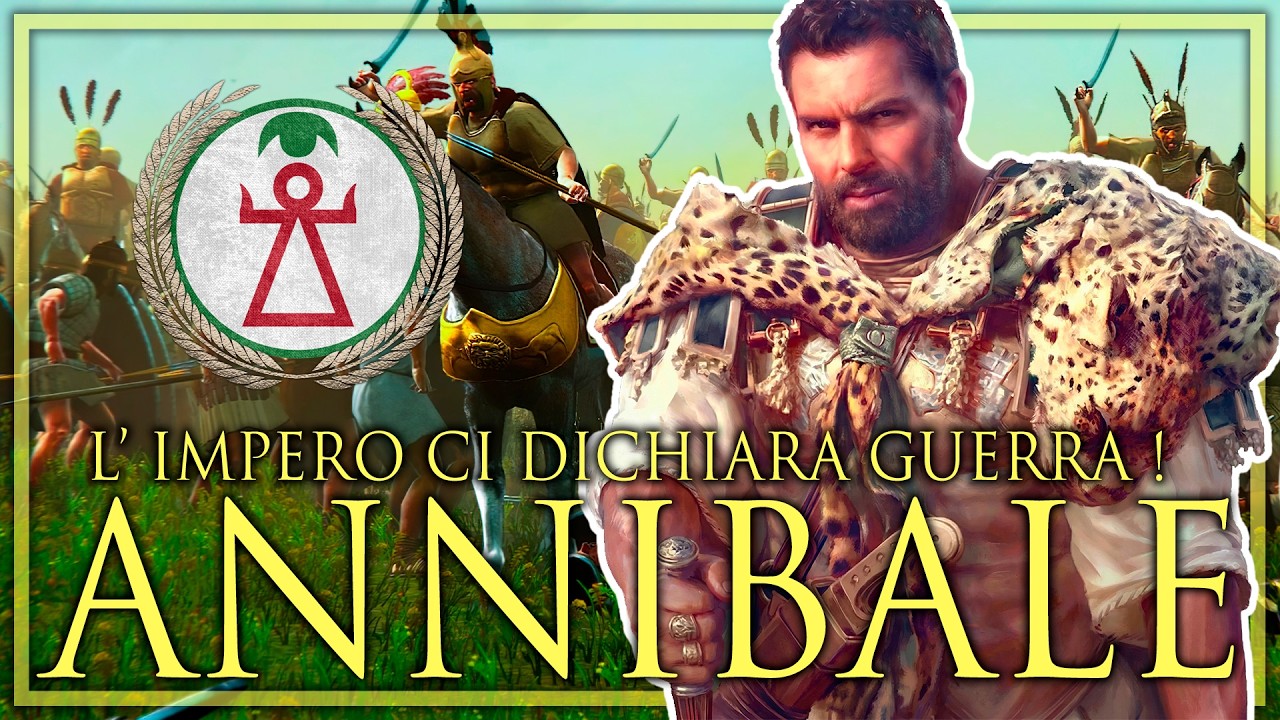 ANNIBALE SFIDA L' IMPERO ROMANO 🐘 Total War Rome II DEI Mod | CARTAGINE LEGGENDARIA LIVE #3