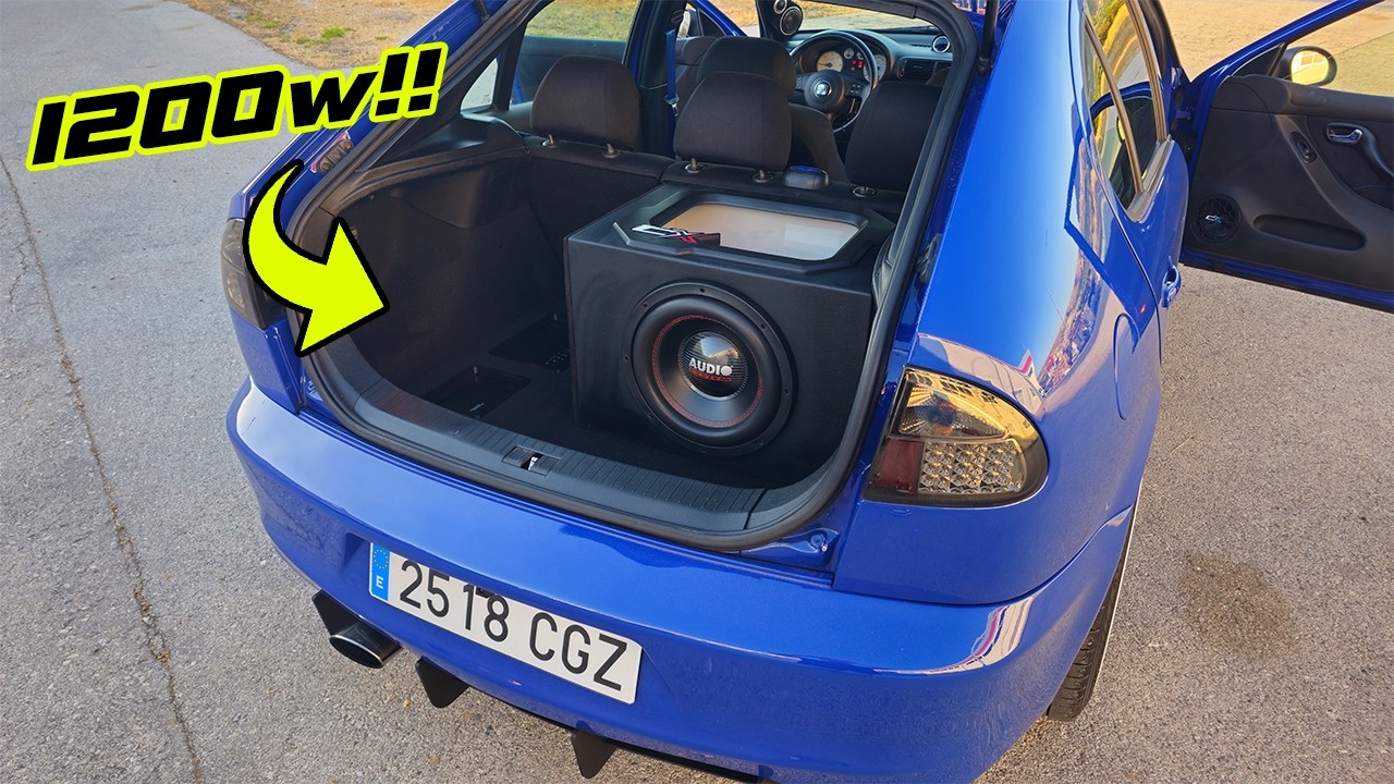 Я устанавливаю СУПЕРМОЩНУЮ и ВЫСОКОКАЧЕСТВЕННУЮ аудиосистему в свой SEAT LEÓN 🔊🔥