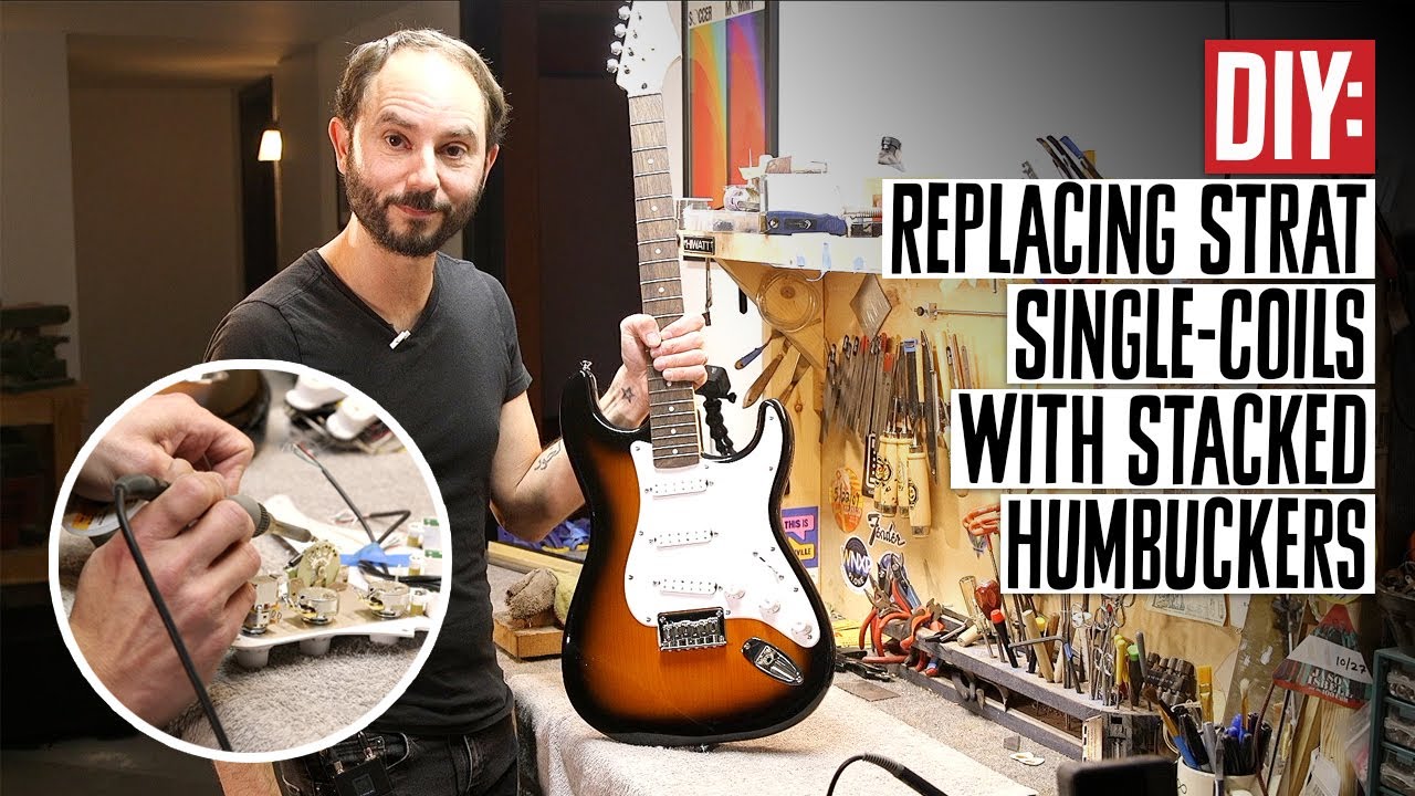 DIY: Replacing Strat Single-Coils with Humbuckers