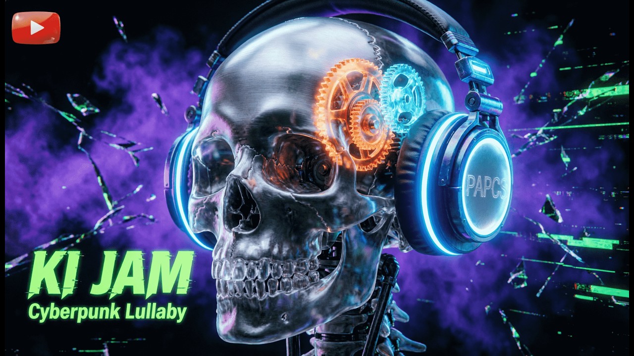 KI JAM - Cyberpunk Lullaby (Neon Dreams) 💤🌃🎵 #newsong  #ai  #cyberpunk