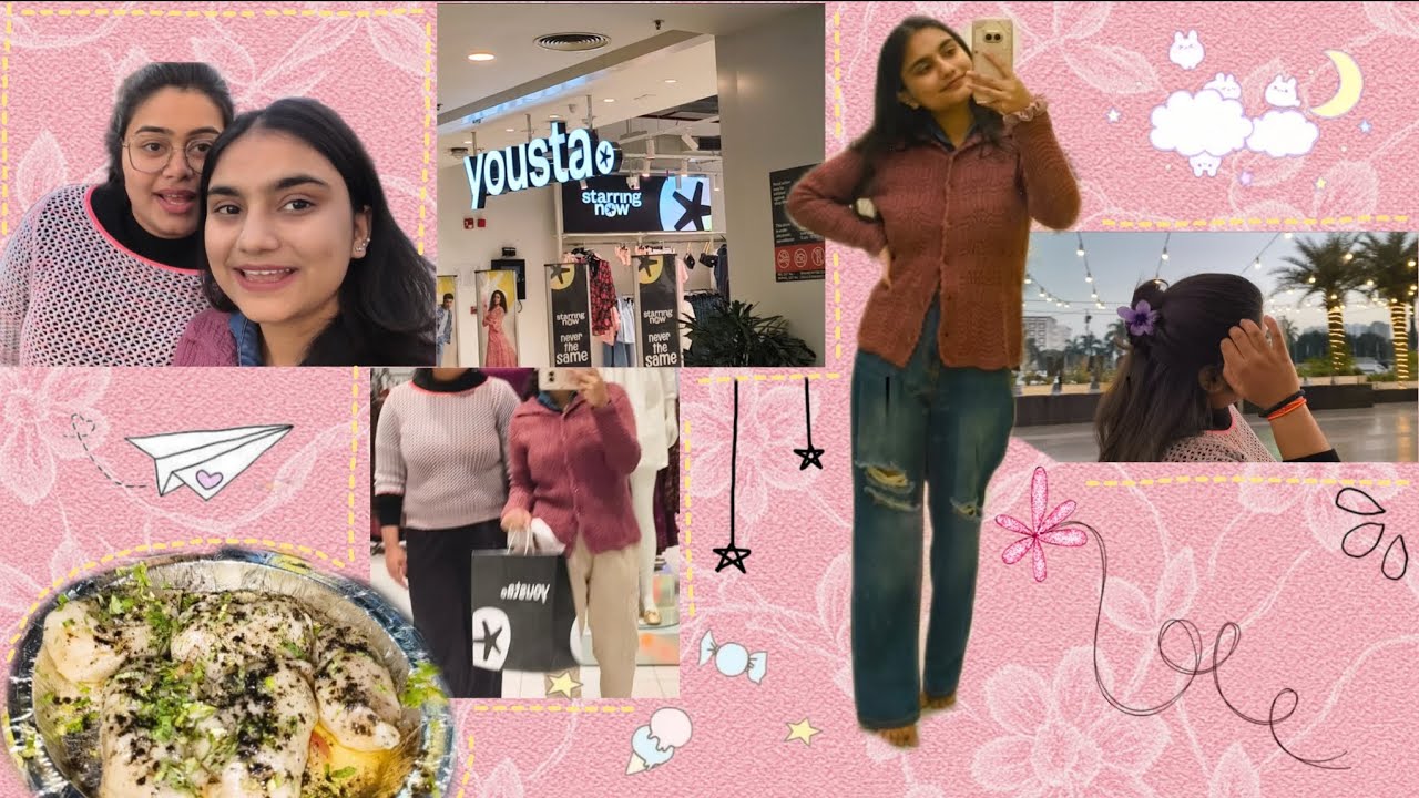 Evening well spent 🌆✨  — shopping🛍️ and good food😋 #evening #collegelife #friends #bbduniversity 
