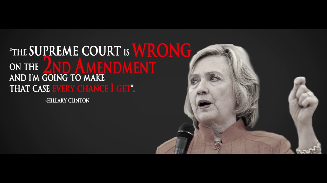 Hillary Clinton Disagrees with Supreme Court's Heller Decision - #GUNVOTE