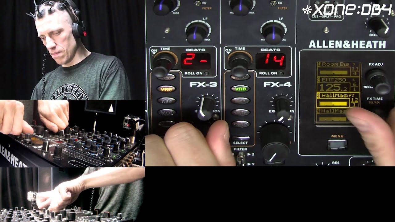 Xone:DB4 Reverbs - FX Overview & Demonstration