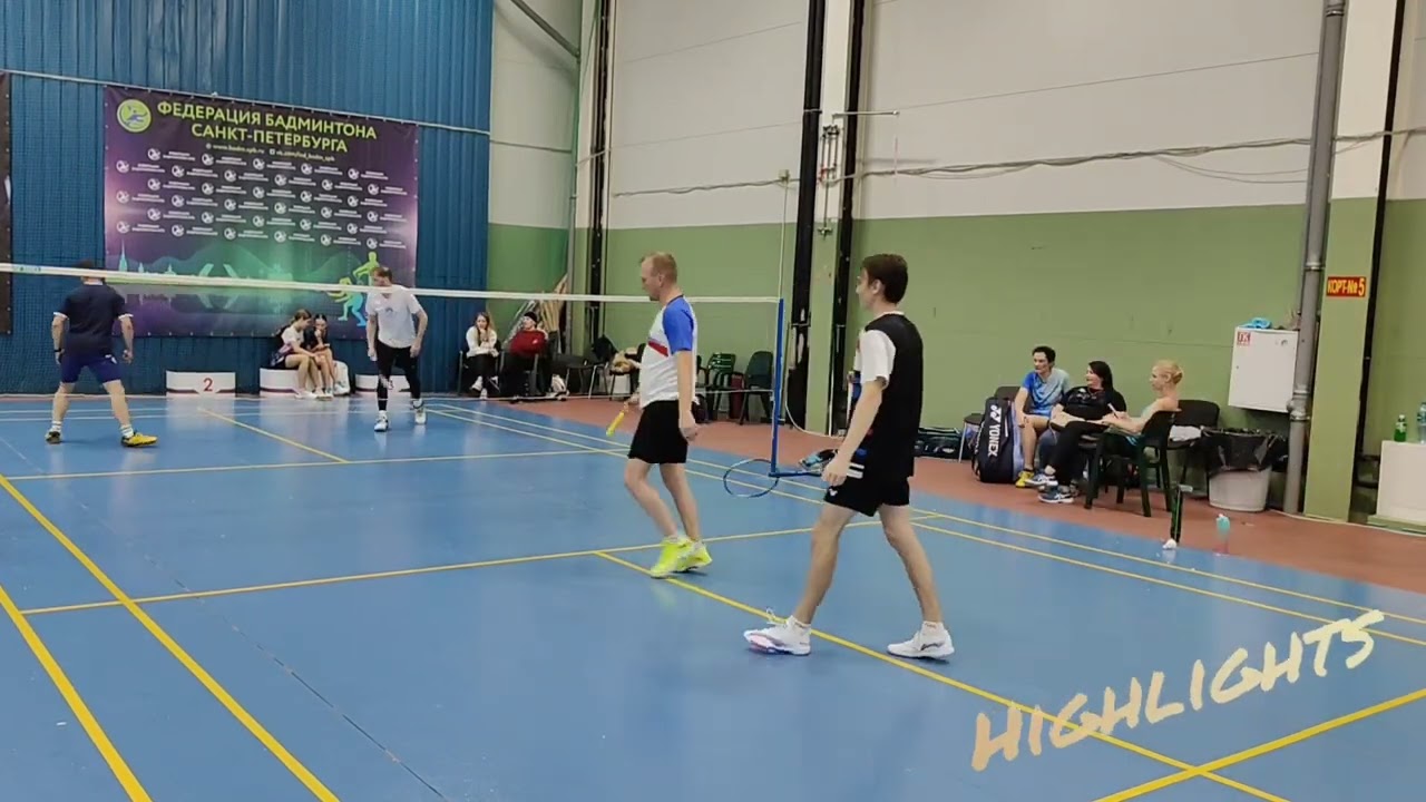 Badminton. Highlights. SPb open 10.2025 Бадминтон. Моменты 