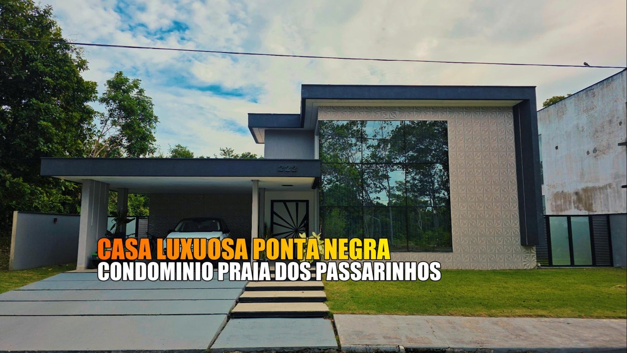 Praia dos Passarinhos, Casa LUXUOSA, Piscina com hidro, 800m², Rampa e Pier, 3 suítes sendo 1 master