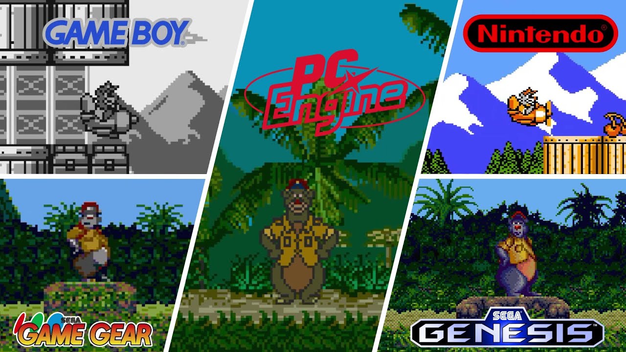TaleSpin [1991] Game Boy vs NES vs Game Gear vs Genesis vs Turbo GrafX 16 (Version Comparison)
