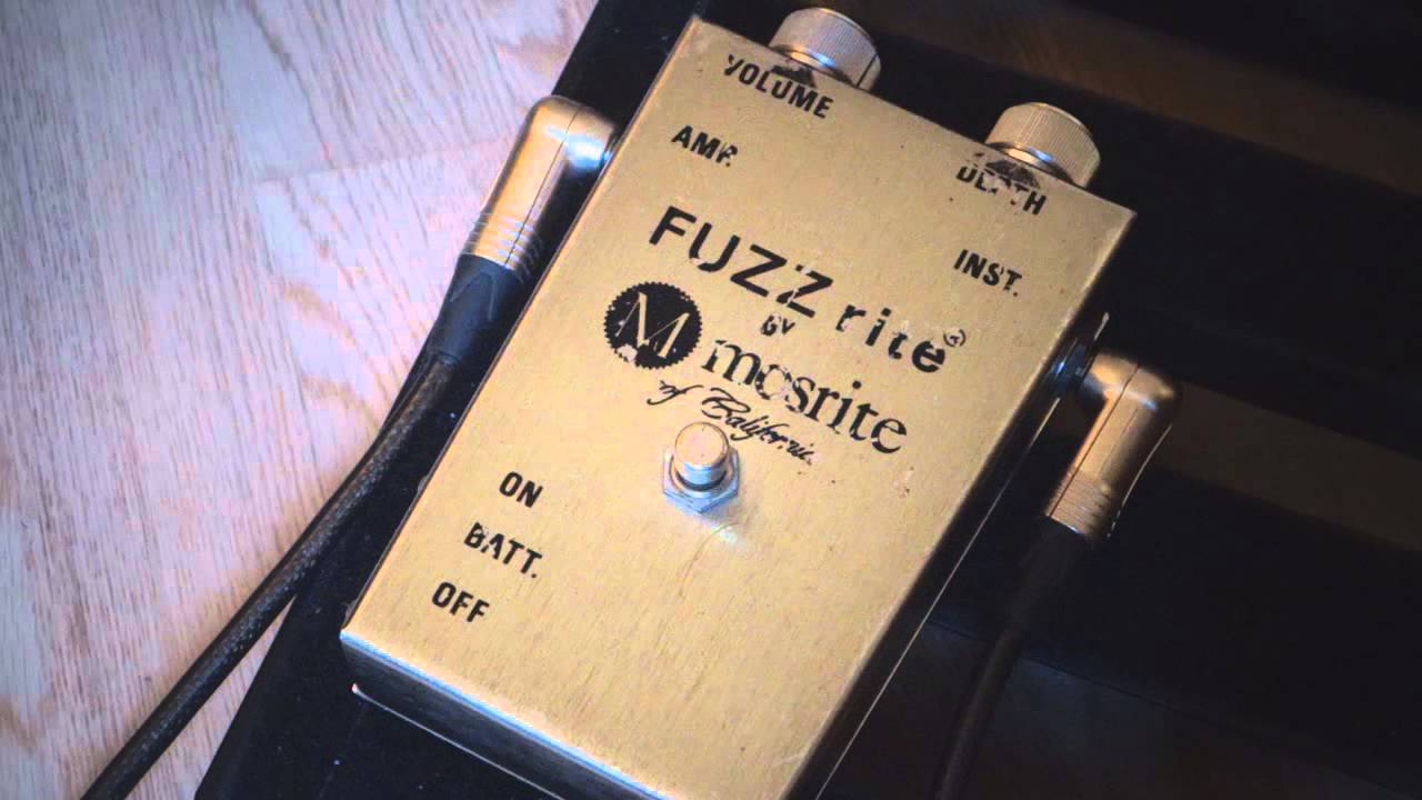 1968 Mosrite Fuzzrite vintage fuzz