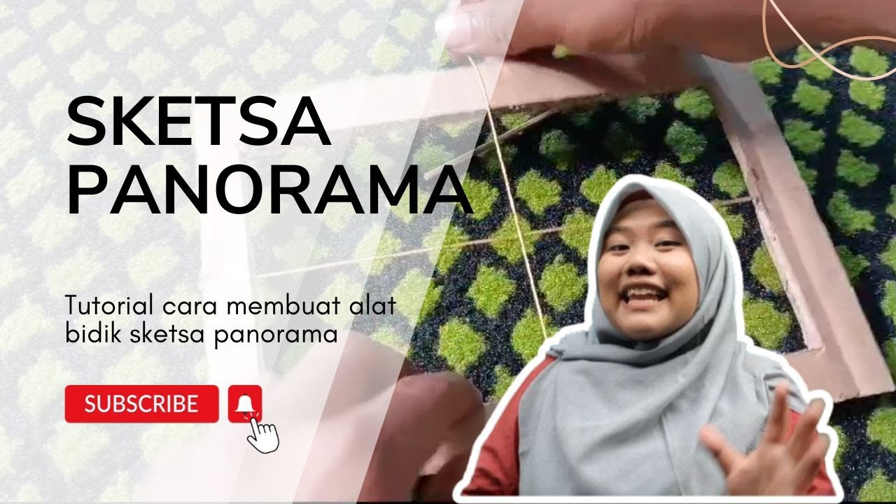 TUTORIAL MEMBUAT PEMBIDIK SKETSA PANORAMA PRAMUKA