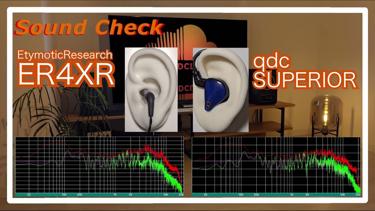 Etymotic Research ER4XR vs qdc SUPERIOR [ChineseIEMs Sound Comparison 中華イヤホン音比較]