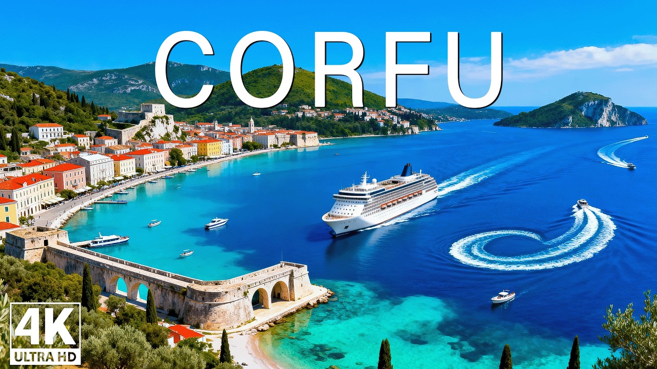 [4K] Corfu 2026 🇬🇷 – Emerald Coast, Ionian Beauty | Aerial Travel • Deep House Vibes