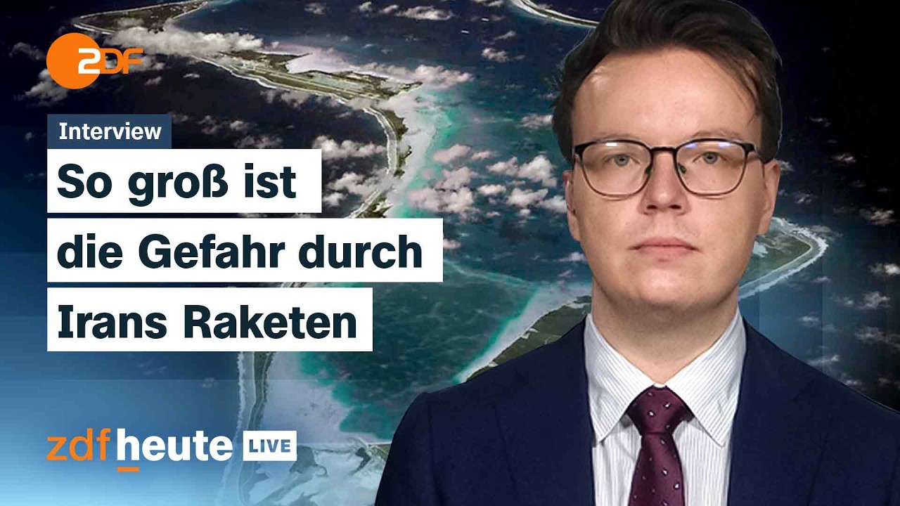 Iran greift St&uuml;tzpunkt &ldquo;Diego Garcia&rdquo; an - was dahintersteckt | Milit&auml;rexperte bei ZDFheute live