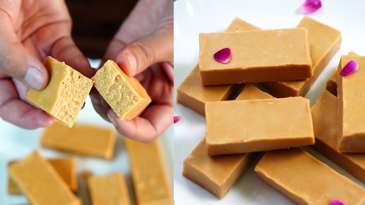 90's Kids Favorite Sweet Halkova Recipe | palkova barfi dessert | Maida Burfi