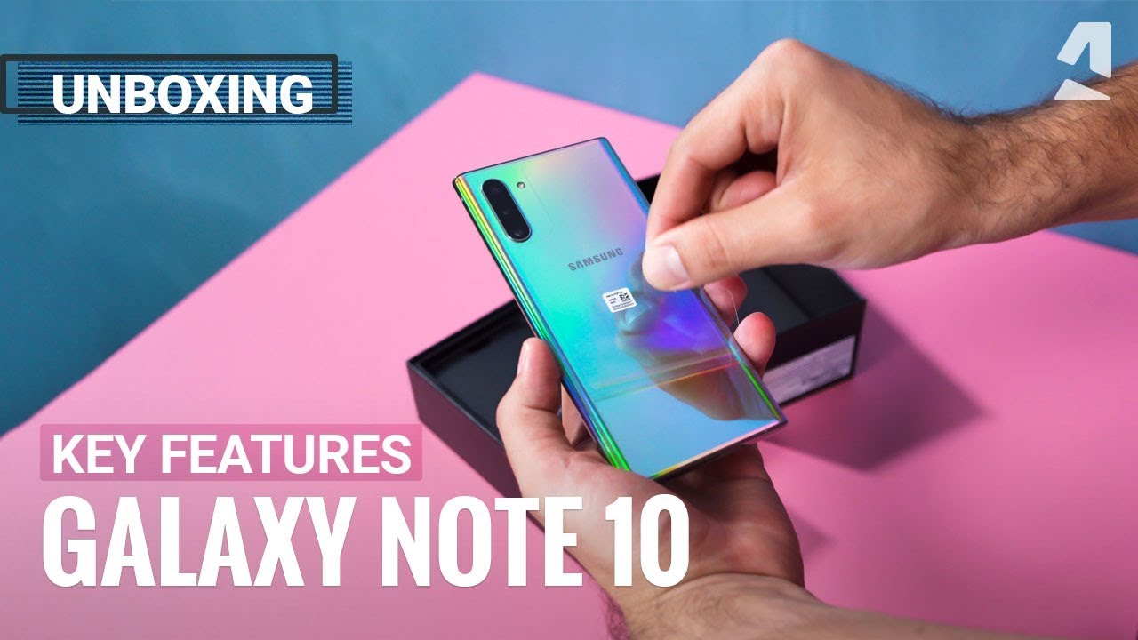 Samsung Galaxy Note10 unboxing and key features