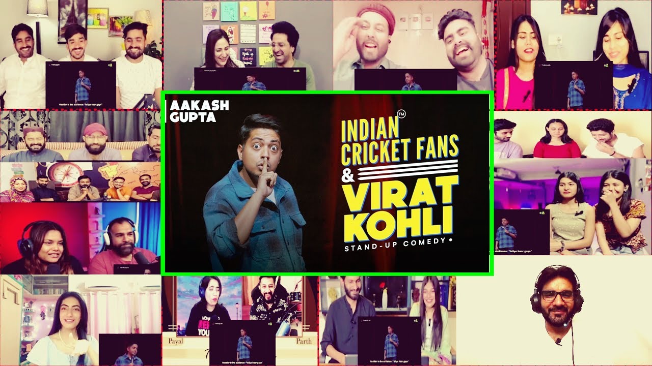 Indian Cricket Fans & Virat Kohli || Stand-up Comedy || Aakash Gupta || Pakistani Reaction Mash