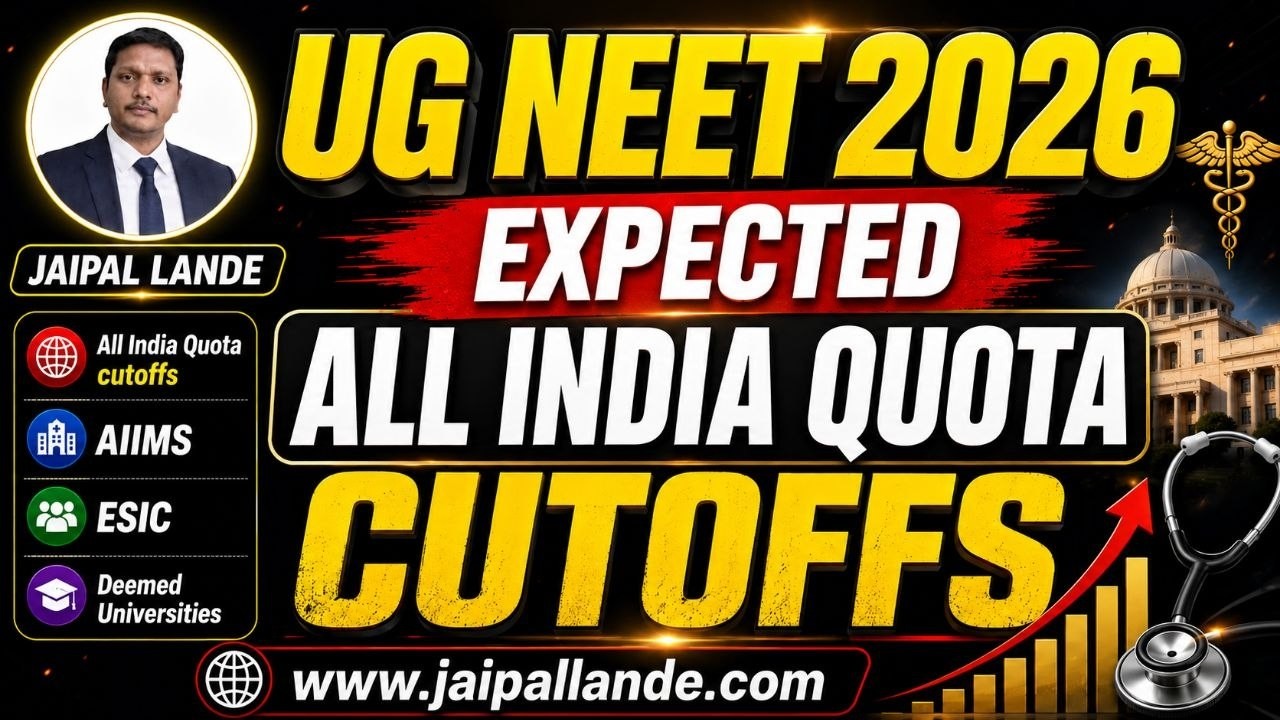 UG NEET 2026 Counselling | Expected All India Quota Cutoffs for Every Category