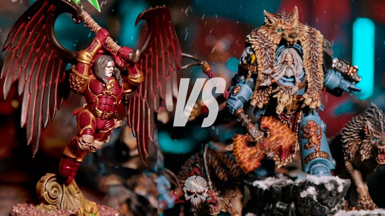 Who's The Better Melee Army?! Space Wolves vs Blood Angels! | Warhammer 40k Battle Report
