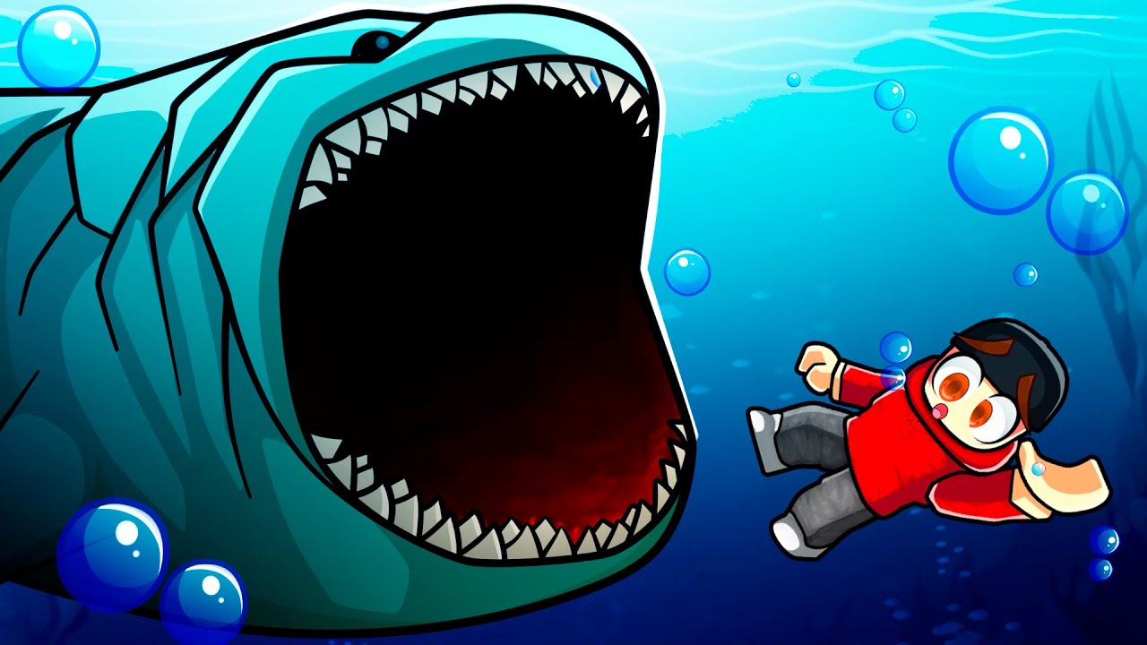 Swallowed by SEA MONSTERS in Roblox!
