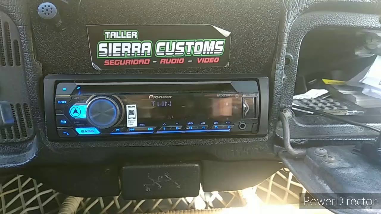 cómo dejar apagada o encendida luz cortecia estéreo Pionner