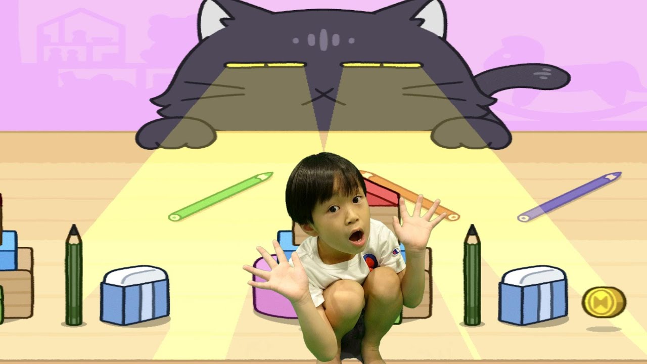レオくんが猫に見つかるな！のスマホアプリで遊ぶよ！ゲーム実況！ レオスマイル