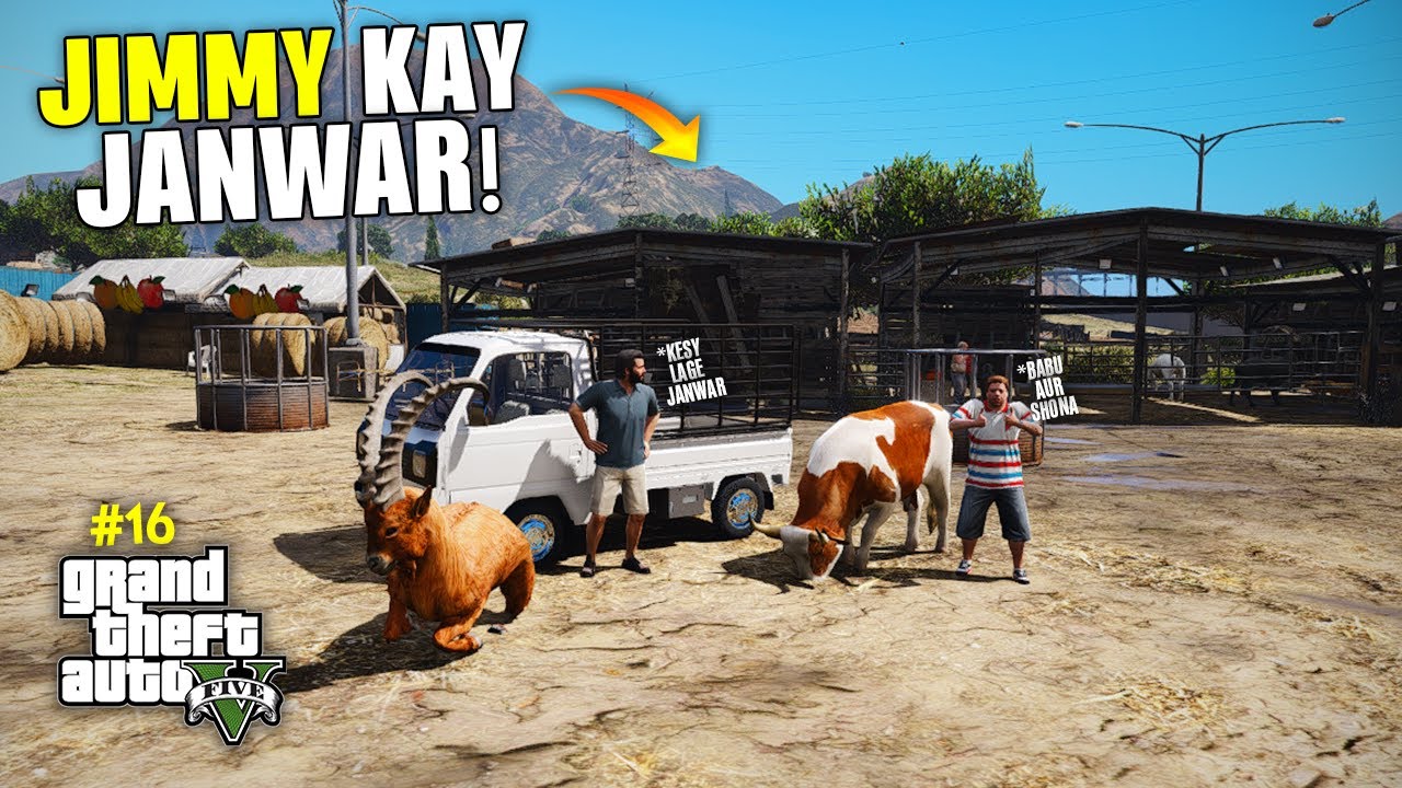QURBANI KE JANWAR AGYE - BAKRA EID EP #1 - GTA 5 PAKISTAN