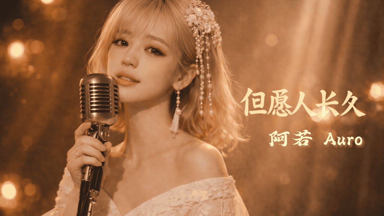 阿若 Auro｜《但愿人长久》｜女声翻唱｜明月几时有？把酒问青天。不知天上宫阙，今夕是何年。
